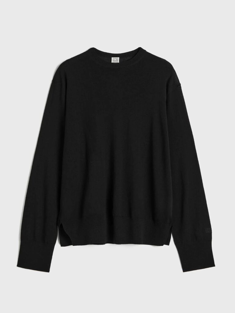 Toteme Crew-Neck Silk Cashmere Knit siidist kudum