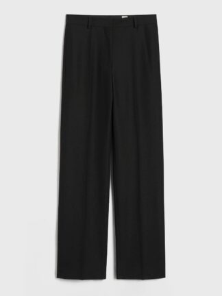 Toteme Straight Tailored Trousers mustad viigipüksid