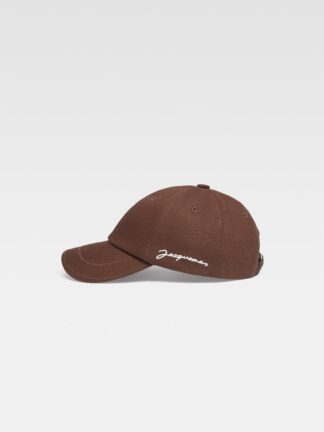 Jacquemus La Casquette pruun nokamüts