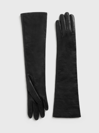 Toteme Long Leather Gloves pikad nahast kindad