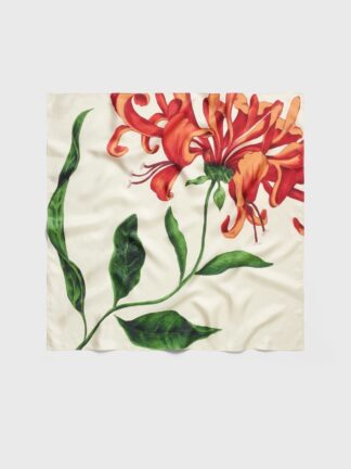 Toteme Honeysuckle Silk Scarf lilleline siidisall