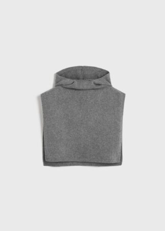 Toteme Wool Cashmere Hoodie Bib hall villane krae