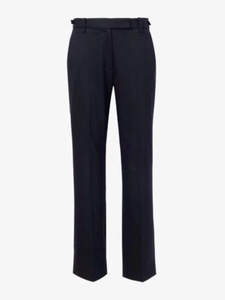 Proenza Schouler Teddy Pant in Wool Twill Suiting alt kitsenevad viigipüksid