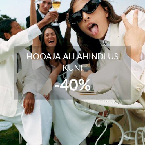 Hooaja allahindlus nüüd kuni -40%. Ootame Teid Maximalistis, Max Maras, Weekend Max Maras, Marina Rinaldis.
🛍️ Maximalistshop.com