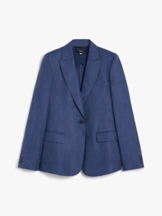 Weekend Max Mara Nalut sinine linane pintsak