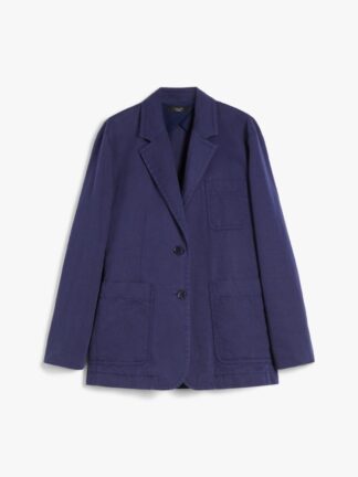 Weekend Max Mara Wells sinine puuvillane jakk