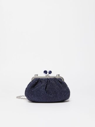 Weekend Max Mara Palmas väike raffia käekott on suviselt armas versioon brändi ikoonilisest Pasticcino-disainist