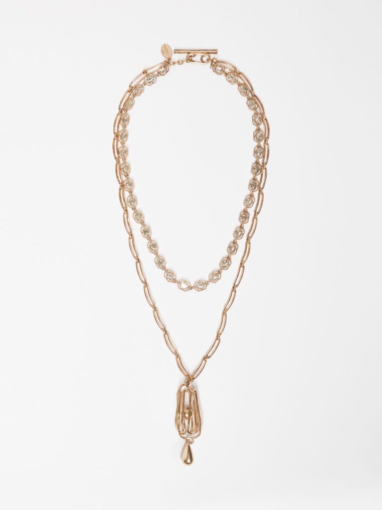 Weekend Max Mara Origine suur kuldne kaelakee
