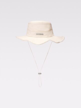 Jacquemus Le Bob Artichaut valge rannamüts