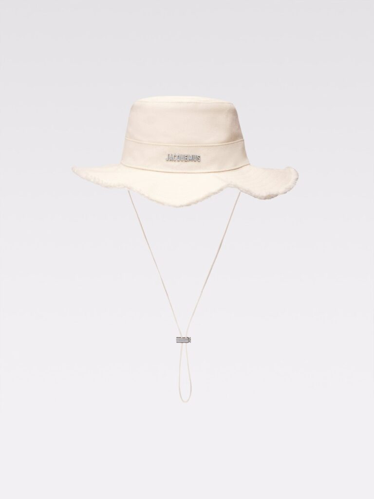Jacquemus Le Bob Artichaut valge rannamüts