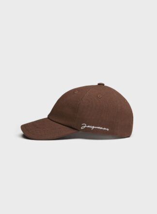 Jacquemus La Casquette Jacquemus pruun nokamüts