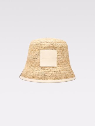 Jacquemus Le Bob Soli punutud rannamüts