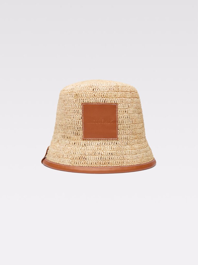 Jacquemus Le Bob Soli punutud rannamüts
