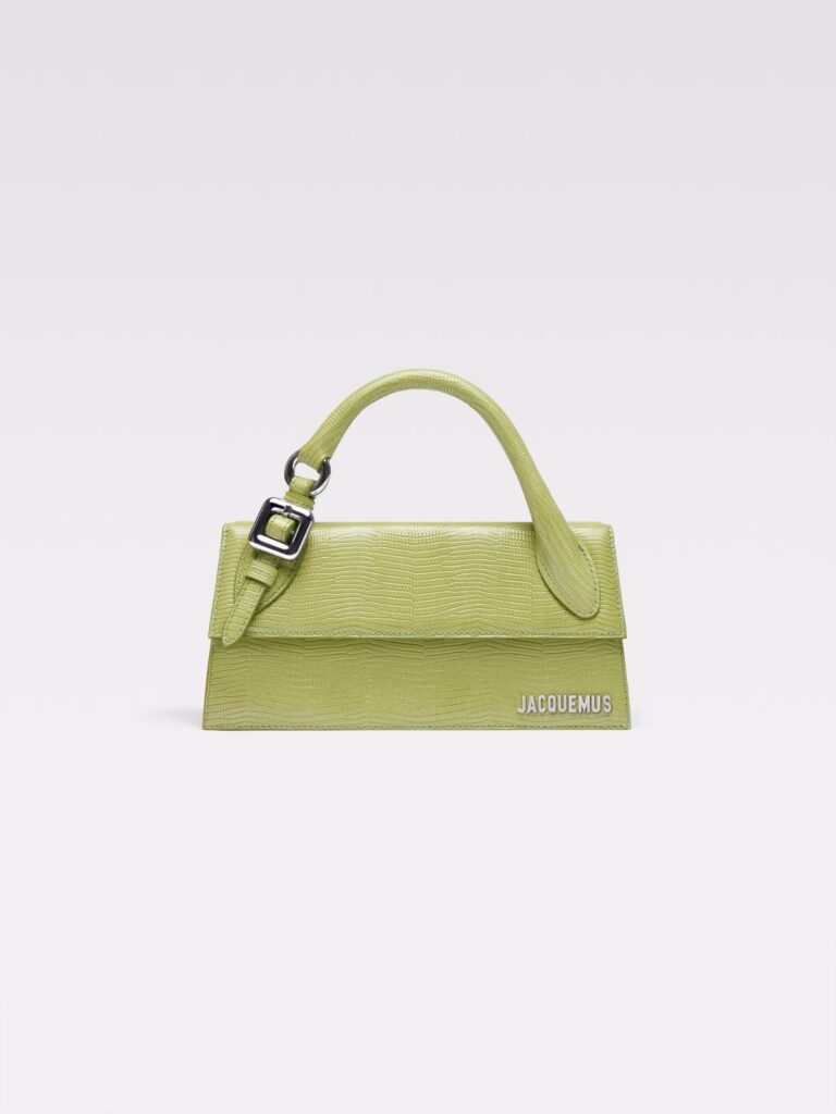 Jacquemus Le Chiquito Long Boucle roheline käekott
