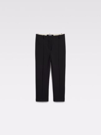 Jacquemus Le Pantalon Capri mustad kapripüksid