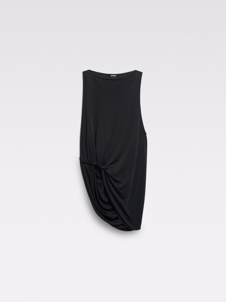 Jacquemus Le Haut Peplo must asümmeetriline topp