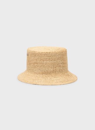 Jacquemus Le Bob Pesco raffia rannamüts