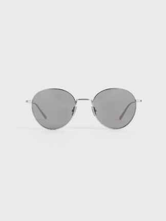 Toteme Round Sunglasses ümarad hõbedased päikeseprillid