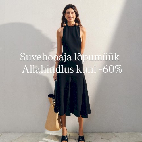 Suvehooaja kollektsioonide lõpumüük🍒 Allahindlus kuni -60%.
🛍️ Maximalist - Pärnu mnt 8, Tallinn