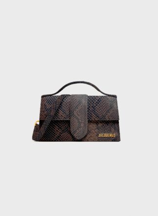 Jacquemus Le Grand Bambino Dark Brown ussinahamustriga kott