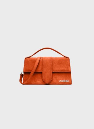 Jacquemus Le Grand Bambino Terracota oranž seemisnahast käekott