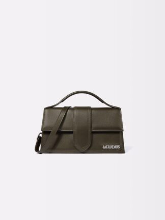Jacquemus Le Grand Bambino Dark Khaki tumeroheline käekott