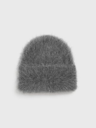 Alpaca Knit Beanie Grey