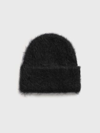 Alpaca Knit Beanie Black