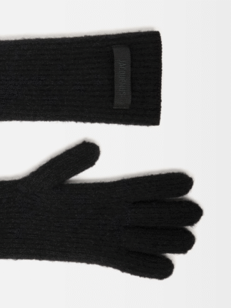 LES GANTS GROS GRAIN BLACK