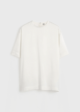 Satin Tee White