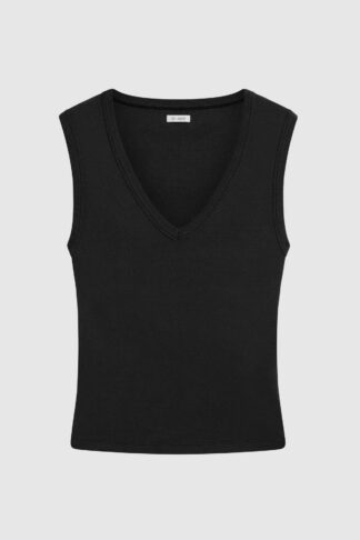 Organic Cotton 90s Top Jet Black