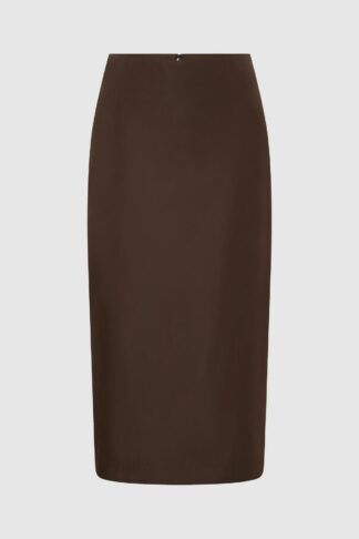 Paper Taffeta Column Skirt