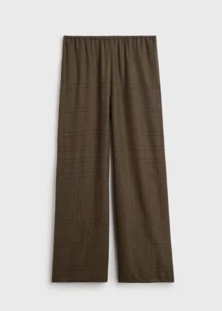 Monogram flannel pj bottoms