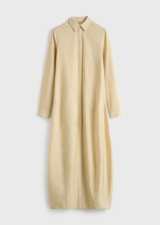 Toteme Parachute Shirtdress siidist beež särkkleit