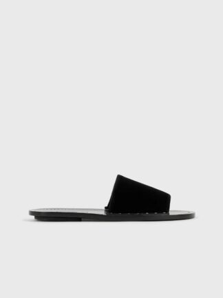 Studded Leather Slides