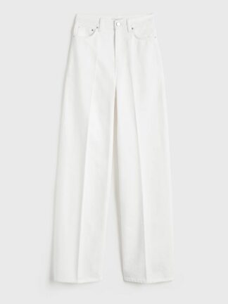 Wide Leg Denim White