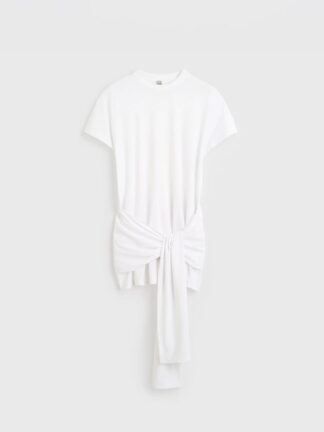 Tie-Waist Jersey Top