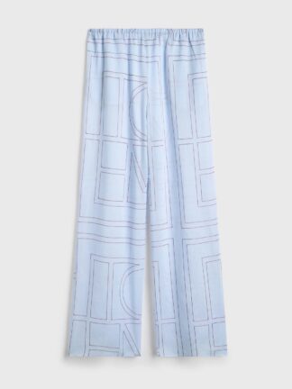 Monogram Cotton-Blend PJ Bottoms