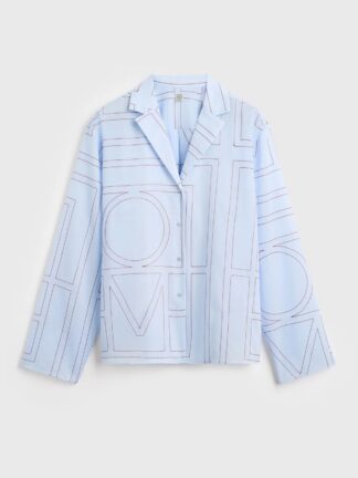 Monogram Cotton-Blend PJ Top