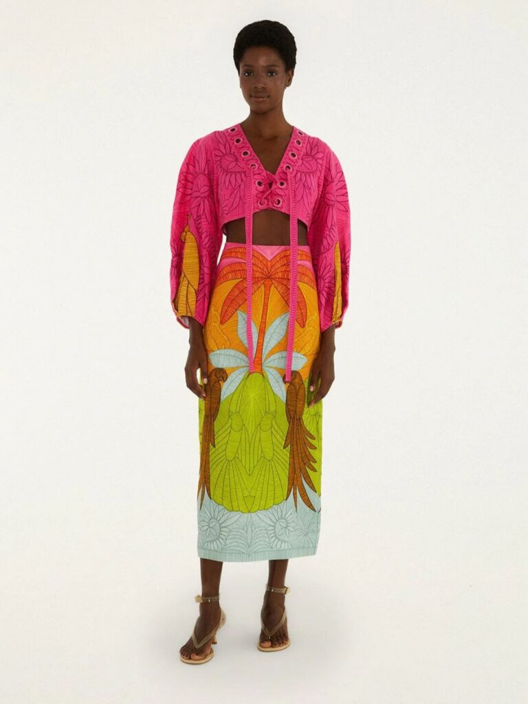 Usiacuri Multicolor Maxi Skirt
