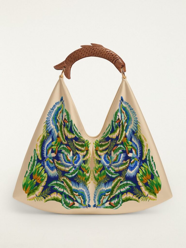 Satin Scarf Medium Bag