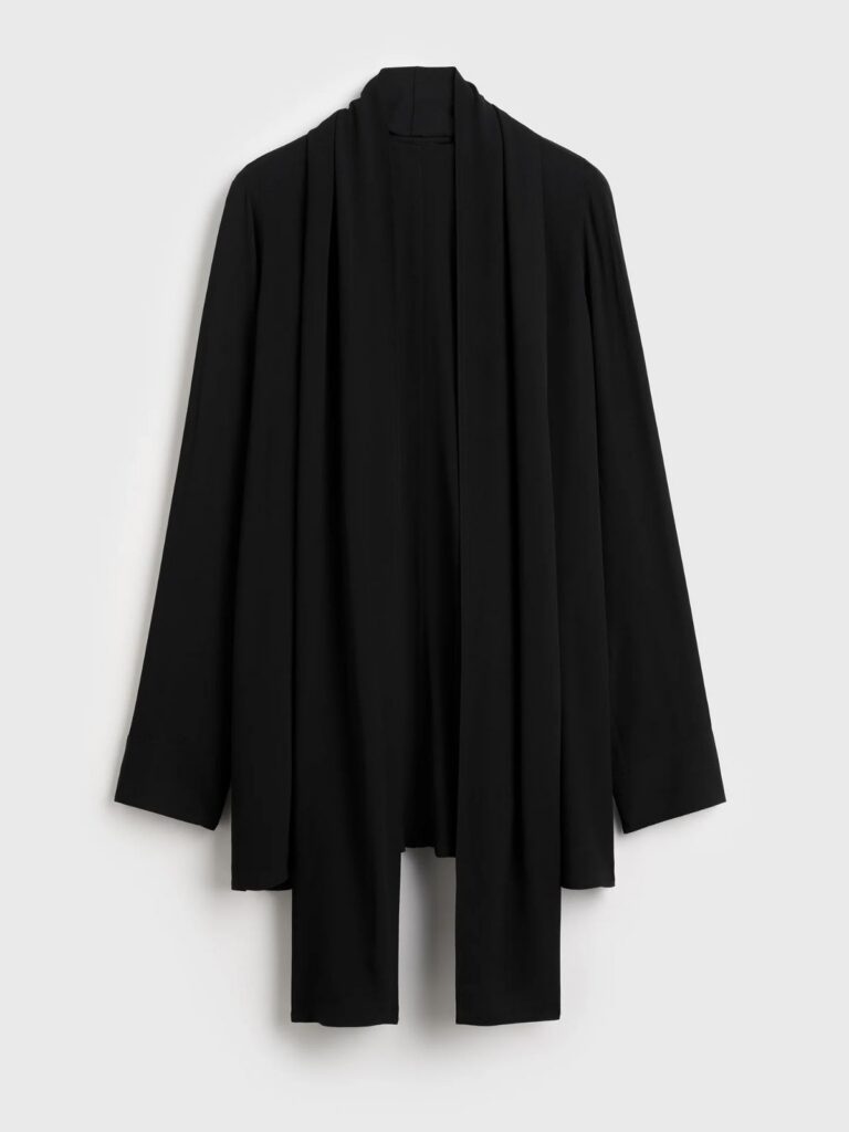 Draped Scarf Blouse
