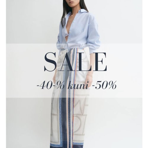 Hooaja allahindlus on nüüd -40% kuni -50%.

See on ideaalne hetk täiendada oma garderoobi ajatute lemmikutega. Avasta Toteme, St. Agni, Gianvito Rossi, Max Mara Leisure & Beachwear, Coperni ja teised hoolikalt valitud disainerbrändid.

Ootame Sind Maximalisti butiiki, et leiaksid oma järgmise lemmiku.

ðPakkumine kehtib ainult butiigis kohapeal.