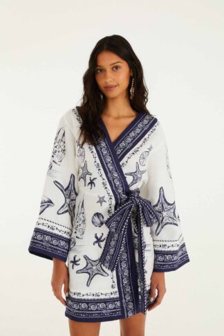 Coast scarf mini dress