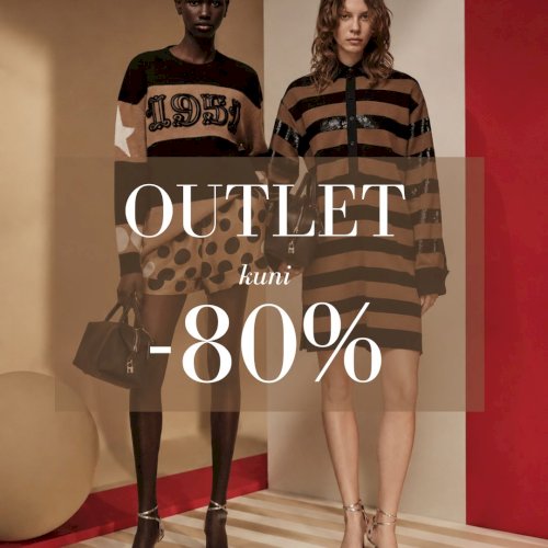 OUTLET MAXIMALISTIS!
Sinu lemmikbrändid nüüd uskumatute hindadega – allahindlused kuni -80%! ❤️
OUTLETist leiad brändid nagu Max Mara, Sportmax, Weekend Max Mara, Erdem, Stella McCartney, La DoubleJ, Marni, Proenza Schouler, JW Anderson ja Carolina Herrera.
Tule avastama oma uued lemmikud – parimad leiud ei oota kaua! ð️ OUTLET MAXIMALISTIS!
Sinu lemmikbrändid nüüd uskumatute hindadega – allahindlused kuni -80%! ❤️
OUTLETist leiad brändid nagu Max Mara, Sportmax, Weekend Max Mara, Erdem, Stella McCartney, La DoubleJ, Marni, Proenza Schouler, JW Anderson ja Carolina Herrera.
Tule avastama oma uued lemmikud – parimad leiud ei oota kaua! ð️