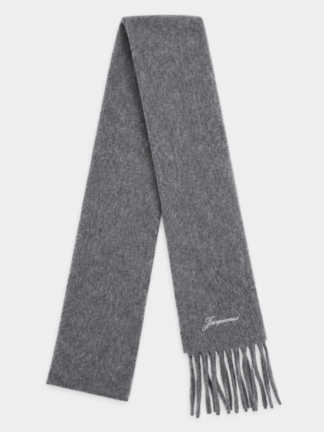 L ECHARPE TAILLEUR FINE DARK GREY