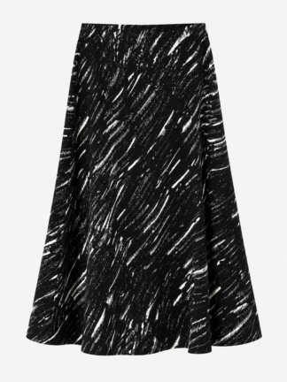 Crayon Flock Stretch Skirt